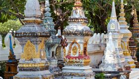 Wat Kokkor Temple in Pak Beng, Laos